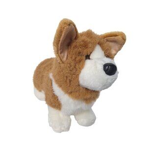 Douglas Cuddle Toy Ingrid Welsh Corgi Dog Plush Brown White Stuffed Animal 11.25